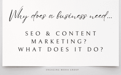 Why does a business need SEO and Content Marketing? What does it do?